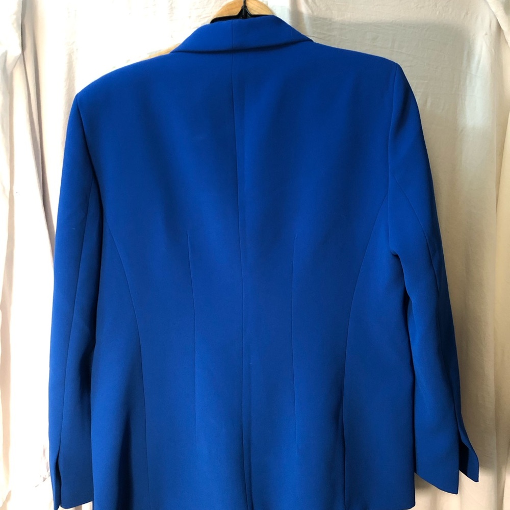 Zara Royal Blue Blazer NWOT - Picture 4 of 5